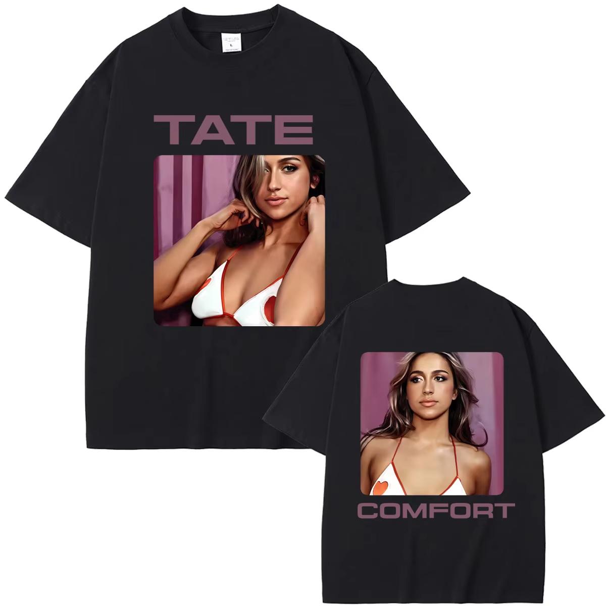 2026 Tate Mcrae T-shirts So Close To What Miss Possessive Merch T-shirt Men Women Fashion Casual Cotton Oversized T-shirts 4XL