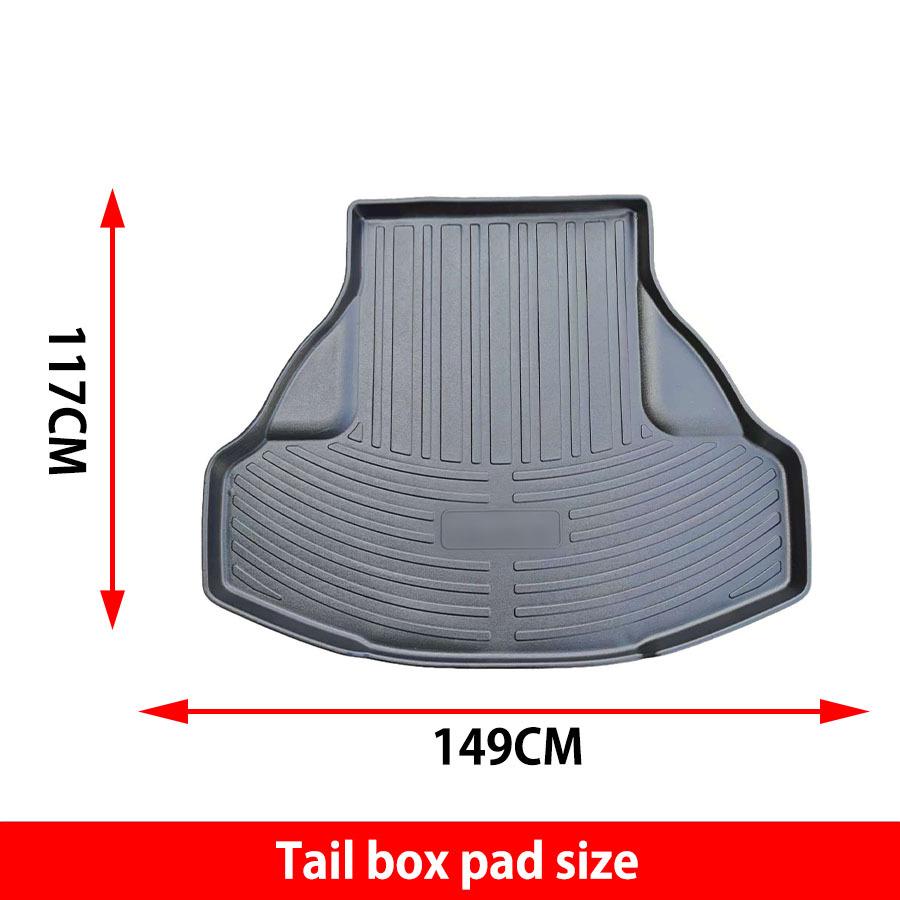 Durable Waterproof Eco-friendly TPE Trunk Mat for Honda Accord