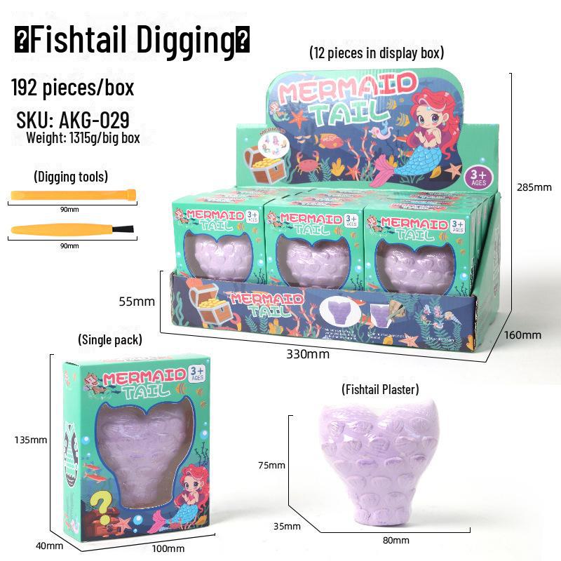 Colorful Gemstone Excavation Toys: Educational Blind Boxes for Kids