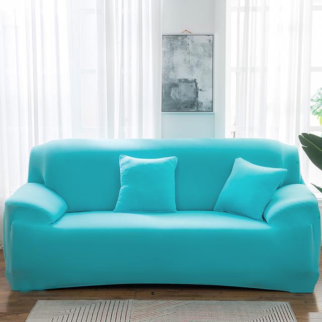Waterproof Dark Grey Sofa Furniture Cover Elastic Sofa Covers Designed For Living Room Plain Couch Slipcovers Funda De Sofa Furniture Couverture De