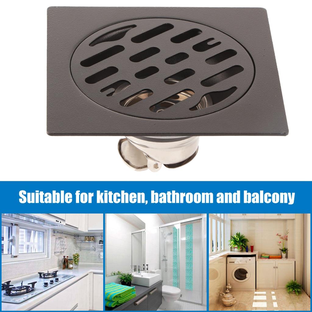 Thickened Stainless Steel Heavy Duty Home Bathroom Shower Deodorizing Waste Floor Drain