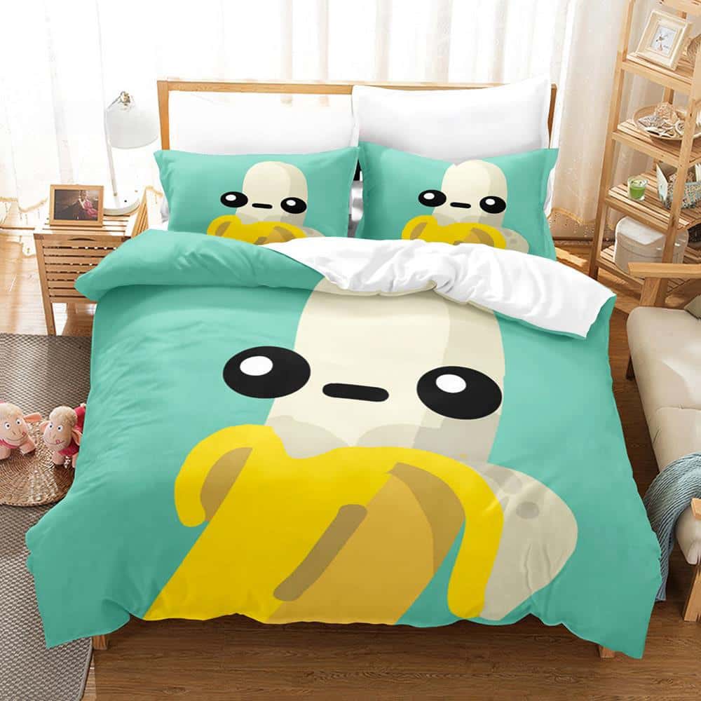 

3D Каваи Игра Бумеранг Фу Постельный Набор Односпальный Полуторный Двуспальный Квинсайз Кингсайз Постельный Набор Взрослый Ребенок Спальня Комплекты Пододеяльников Домашний Текстиль AU Single 140x210cm