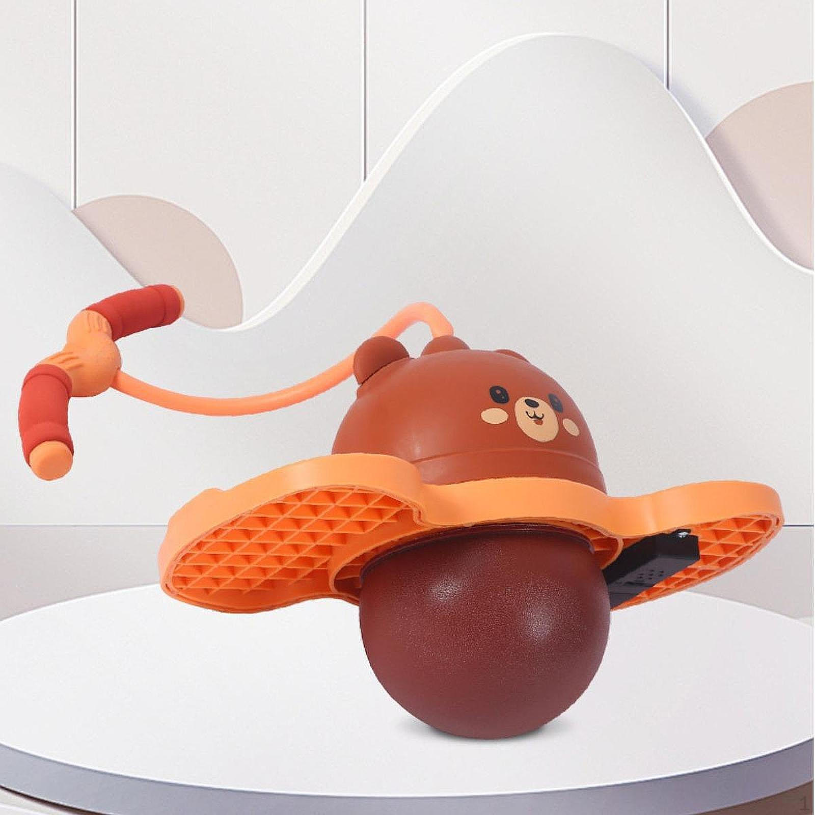 

Прыгающий мяч Пого Прыгающий Мальчики Высокие Прыжки Игрушка Доска для Упражнений Способность к Балансу кофейный