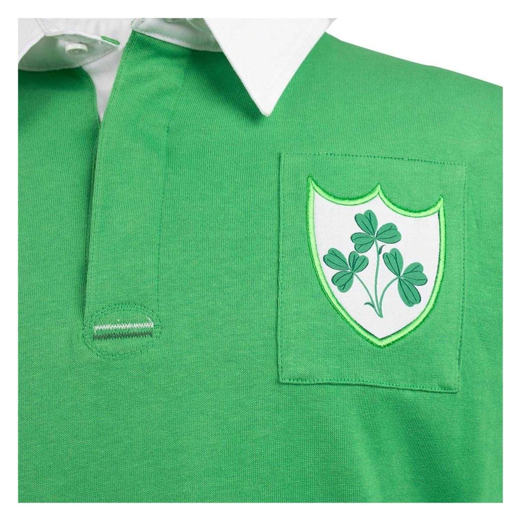 KooGa Unisex Adult Heavy Cotton Long-Sleeved Rugby Shirt