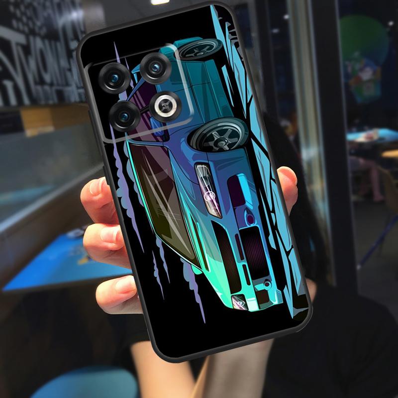 JDM Car Evo For OnePlus 9 10 Pro Ace 9RT 10T 8T Phone Case For OnePlus Nord 2T N10 N20 N300 CE 2 Lite