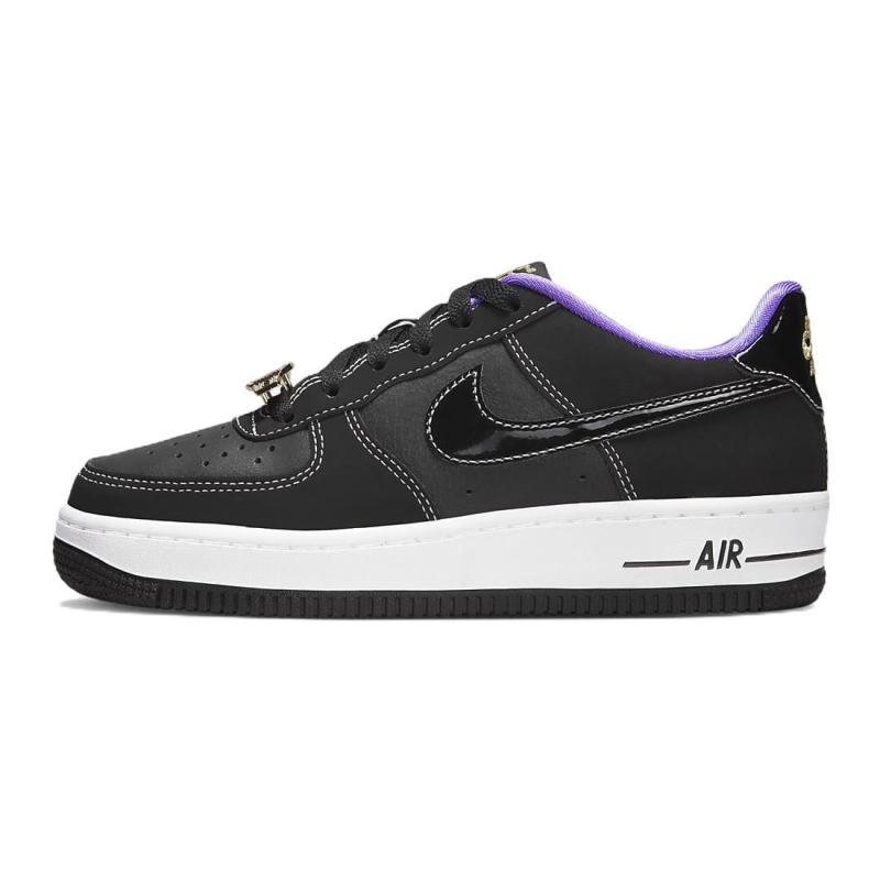 

Nike Air Force 1 Low 07 LV8 World Champ Black Purple GS Sneakers DQ0300-001 35.5