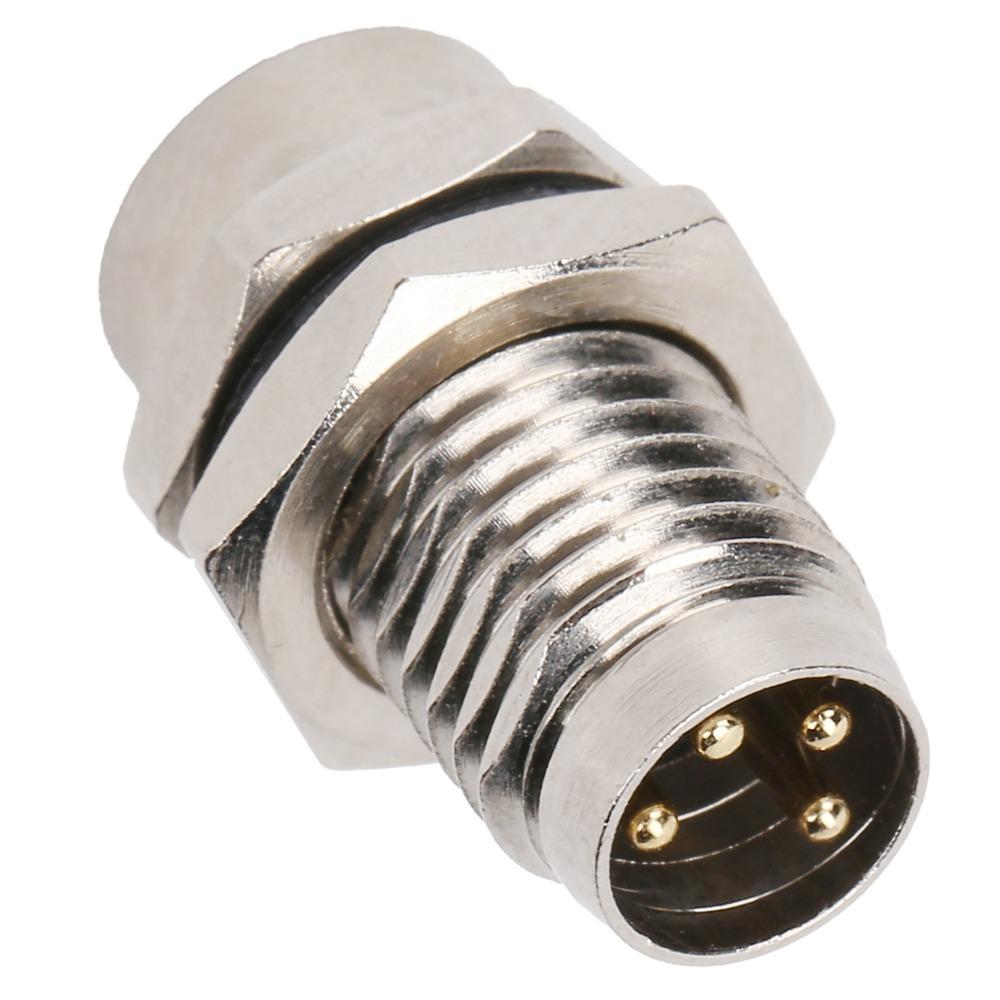 4Pin M8 Aviation Connector M8FP4 Industrial Connector Needle Socket  Industrial Applications