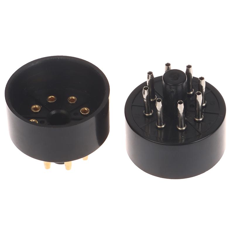 1 Peça Soquete de Tubo de Baquelite de 8 Pinos S8Aes Base de Tubo de Baquelite Para Amplificador de Válvula El34C El34