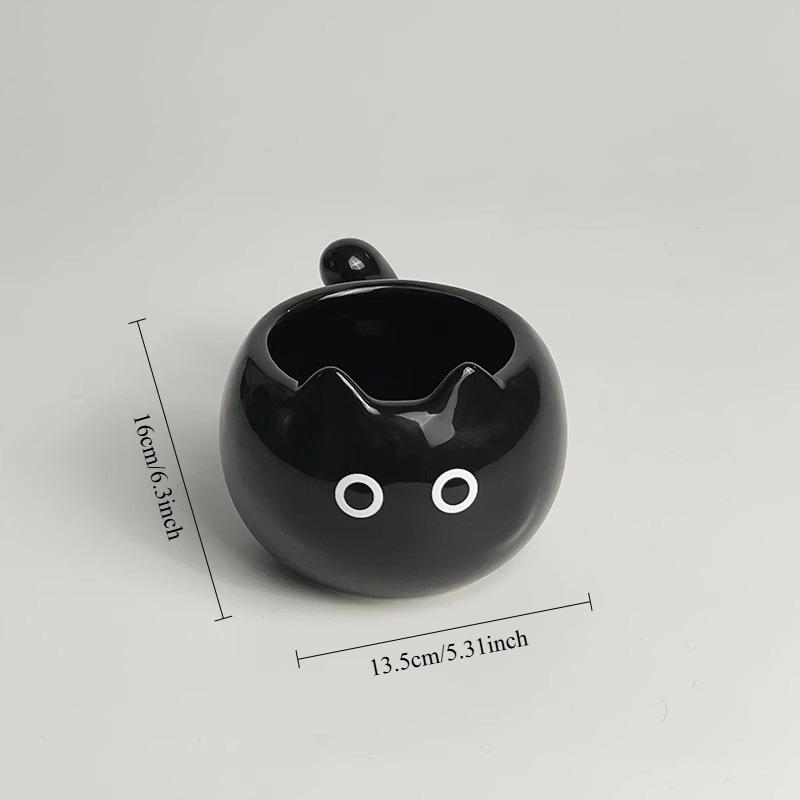 Desene animate pisică siameză cești de cafea drăguț pisică în formă de sub glazură colorată ceramică ceașcă acasă mic dejun lapte cană de cafea cadou de ziua de naștere ceașcă