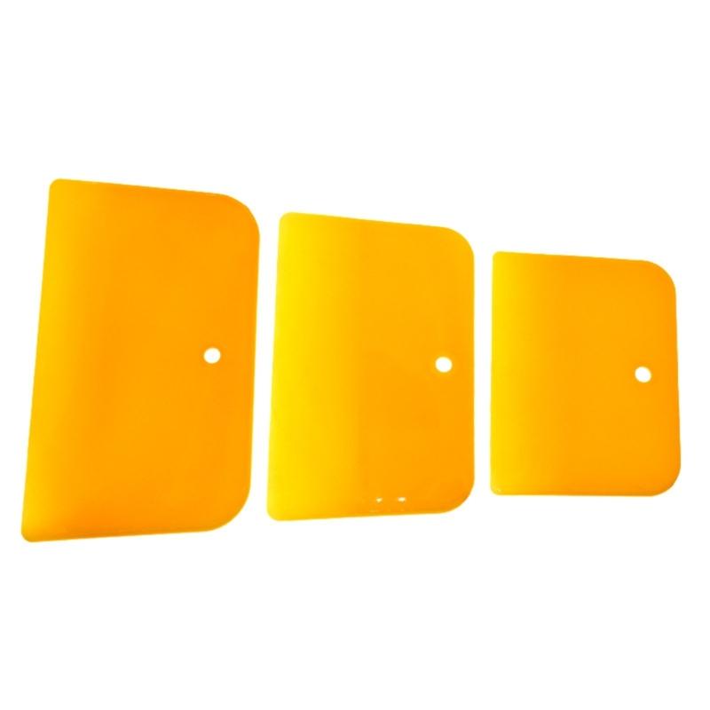 9Piece Automotive Body Adhesive Scrapers Plastic Scrapers 4/5/6Inch Set for Putty Application Surfaces Smoothing