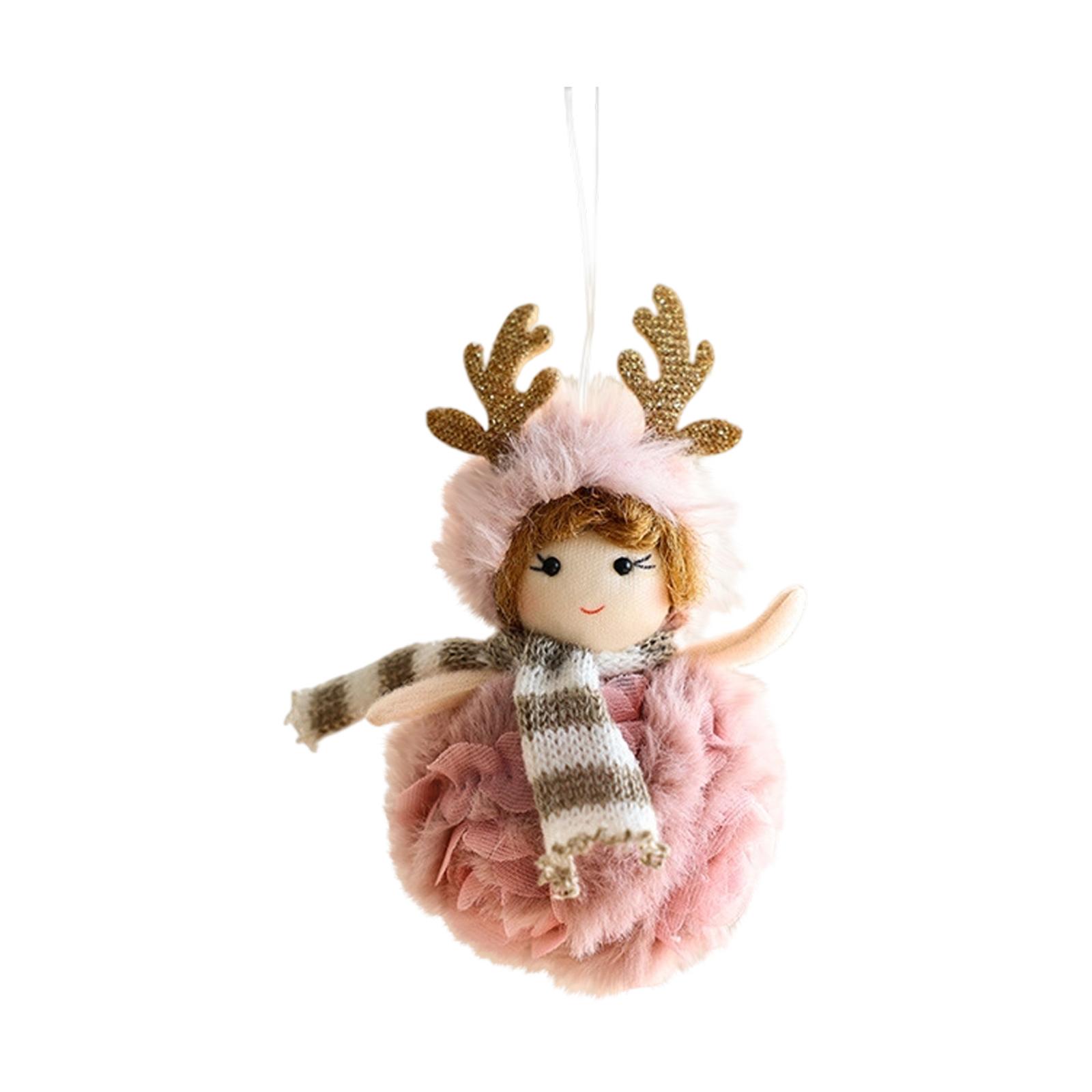 

Подвеска для украшения елки Маленькая подвеска Рождественское украшение Кукла Маленькая подвеска One Size