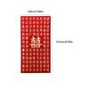 6pcs Blessing Wedding Red Envelope Joy Pattern Money Bag Gift Envelopes  Wedding Celebration