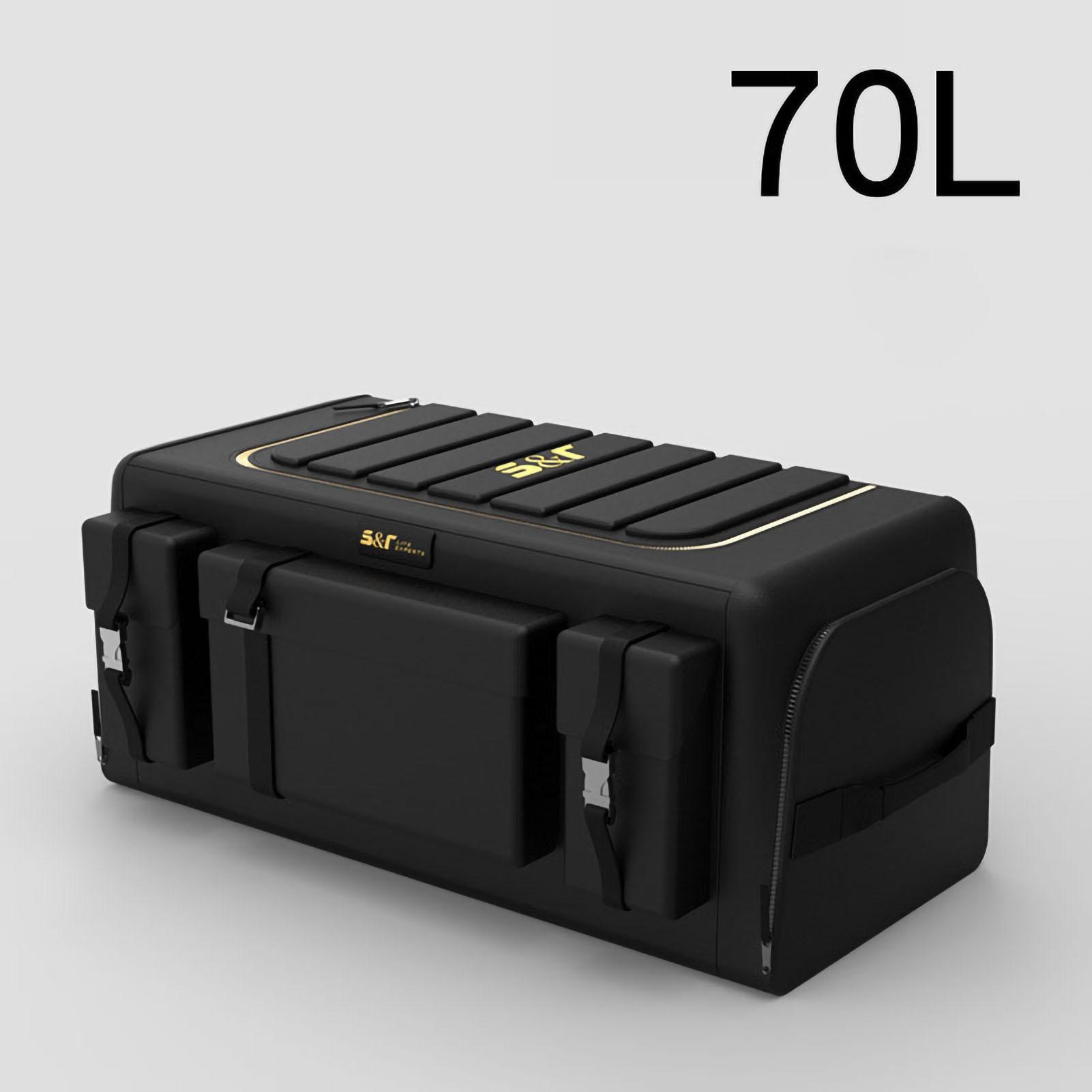 

Автомобильный органайзер для багажника, большая вместимость, ткань Оксфорд, 3 слоя, складной дизайн, автомобильный органайзер для хранения вещей