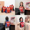 Cartoon Spider Man Pattern Kids Backpack With Breathable Oxford Fabric For Elementary School Students