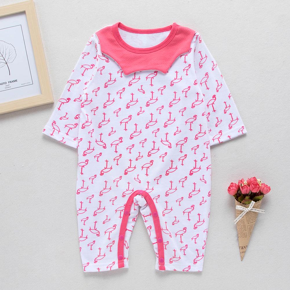 Infant Baby Girls Bodysuit Short-Sleeve Onesie Ice Cream Print Jumpsuit Summer Pajamas