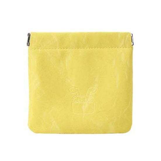 Pocket Cosmetic Bag Portable Earphone Data Cable Storage Bag Coin Purse No Zipper Self-Closing Mini Makeup Bag for Daily Outings Travel