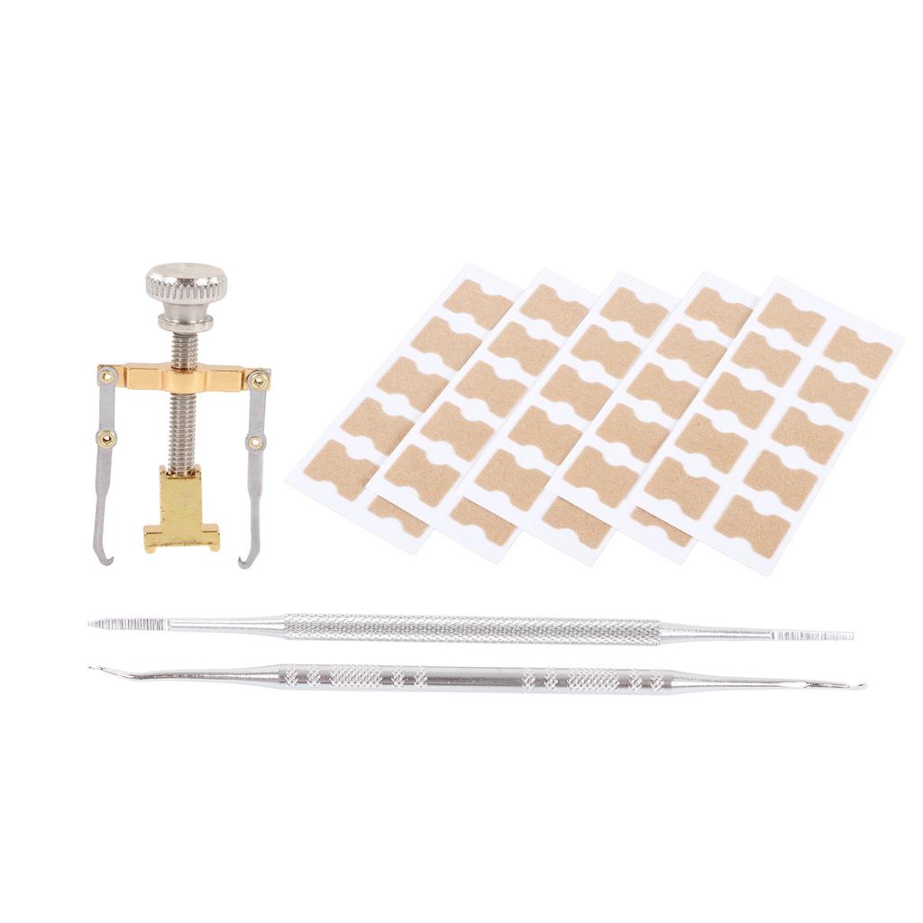 4pcs Ingrown Toenail Correction Kit Glue Free Pedicure Stainless Steel Waterproof Ingrown Toenail