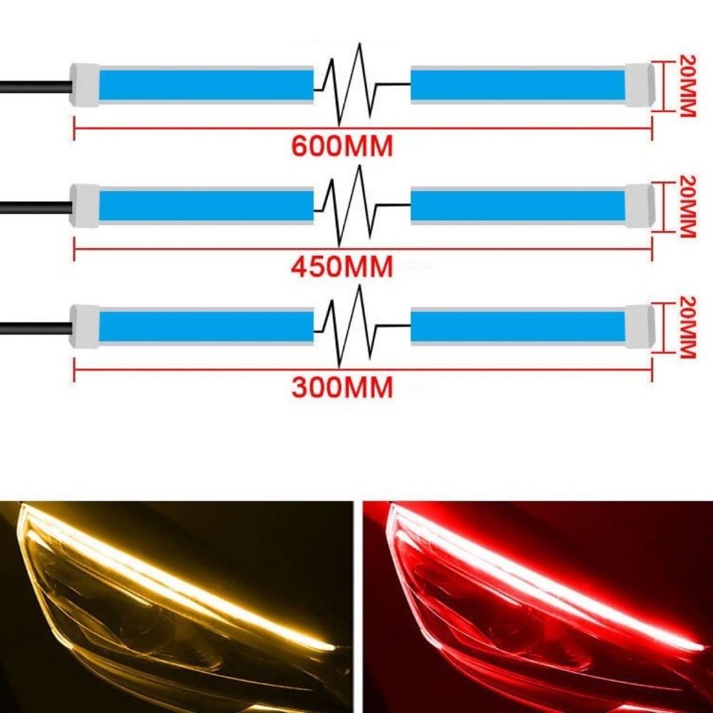 APP Control RGB LED Strip 12V Atmosphere Foot Light Waterproof Car Running Lights Moto