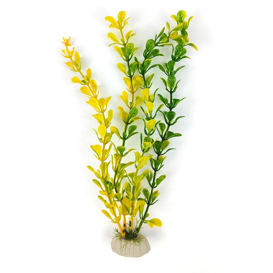 

Реалістичні штучні акваріумні рослини 25 см | Пластикові водні декорації для акваріума | Штучні водні рослини для яскравого скейпінгу жовтий