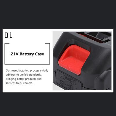 Plastic Battery Plastic Case for 18650 Makita Nylon Shell Black Circuit Board DIY Battery Board CaseElectric Drill Case