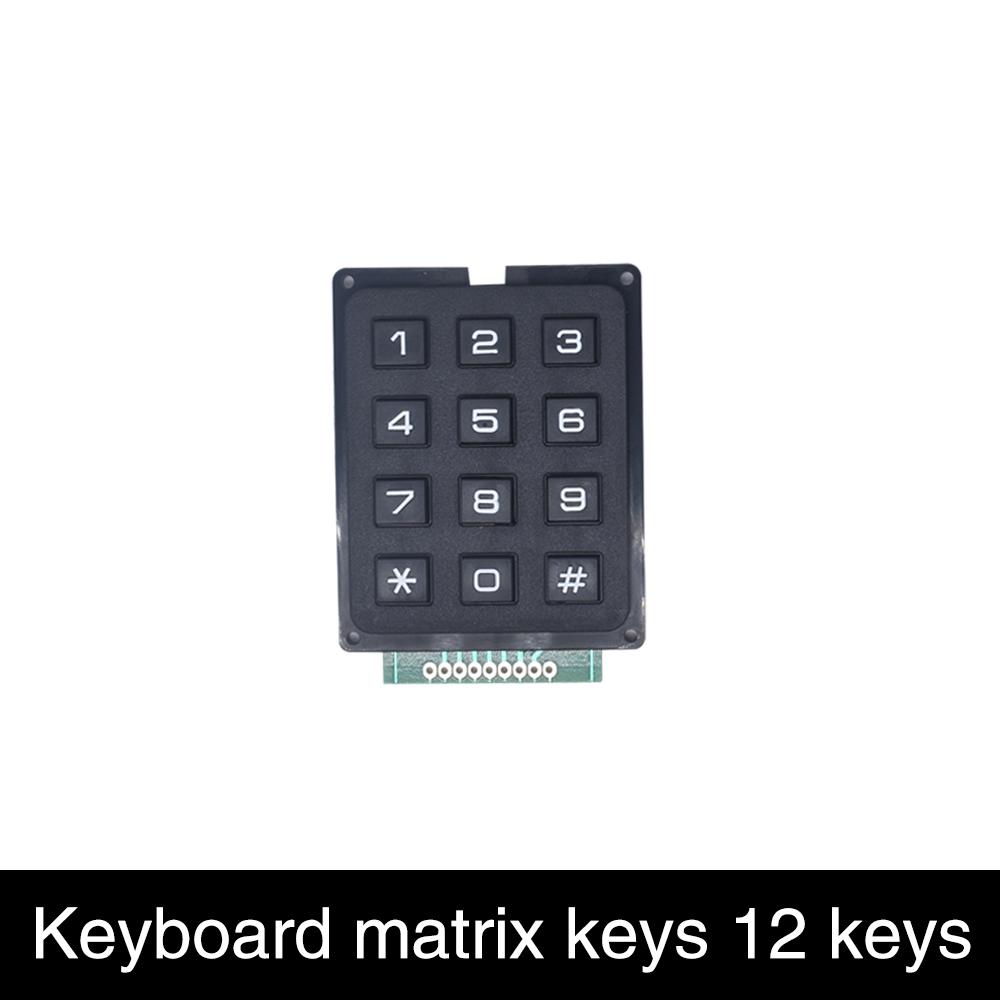 

LIZAO 12/16 Keys 4x3 4x4 Matrix Membrane Switch Keypad Keyboard Module for Arduino STM32 Raspberry Pi DIY Projects