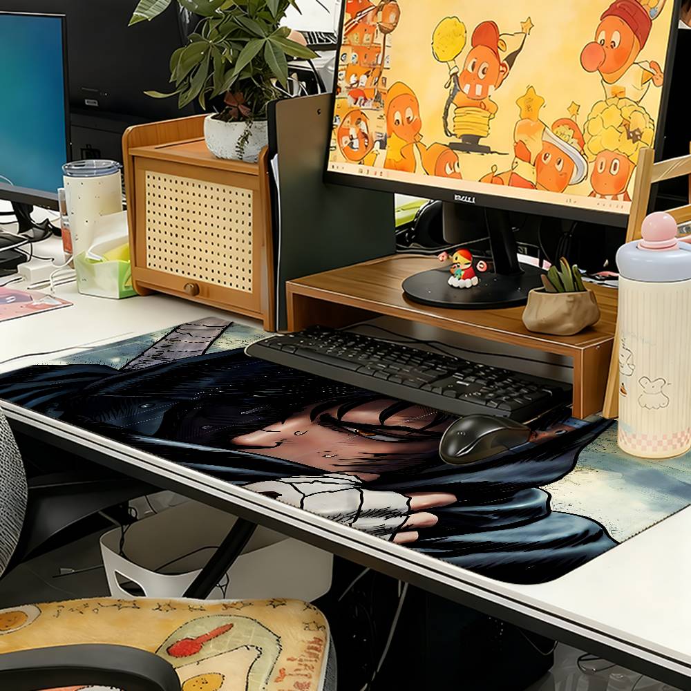 Cool Anime B-BerserkS Mouse Pad Computer Mat Deskpad Laptop Keyboard Mat Office Large Landscape Mousepad