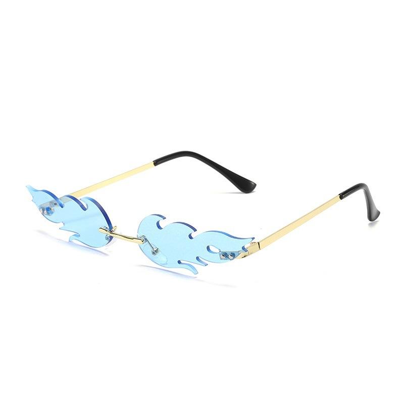 JYL TS Sunglasses Frameless Crystal Diamond UV/9041