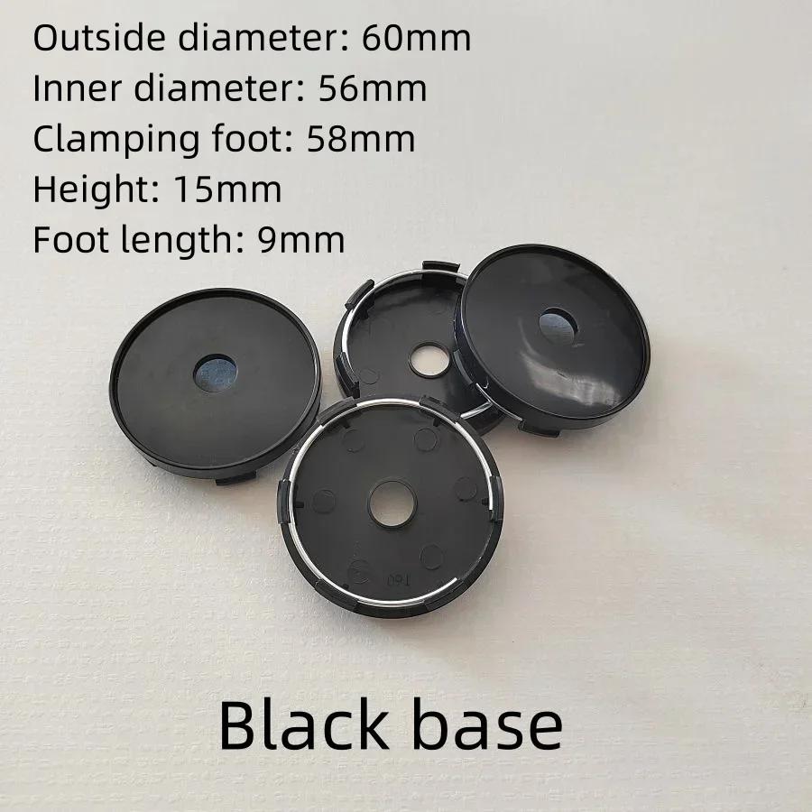 New 4PCS 60mm Repack Wheel Center Cap Logo Hub Cover Badge For Volkswagen Polo Passat B5 B6 B7 T4 T5 MK4 MK5 MK6 Tiguan Jet