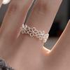 1PC Hollow Flower Ring, Simple Design and Light Luxury Shape, Suitable for Daily Wear, Suitable for Both Men and Women.