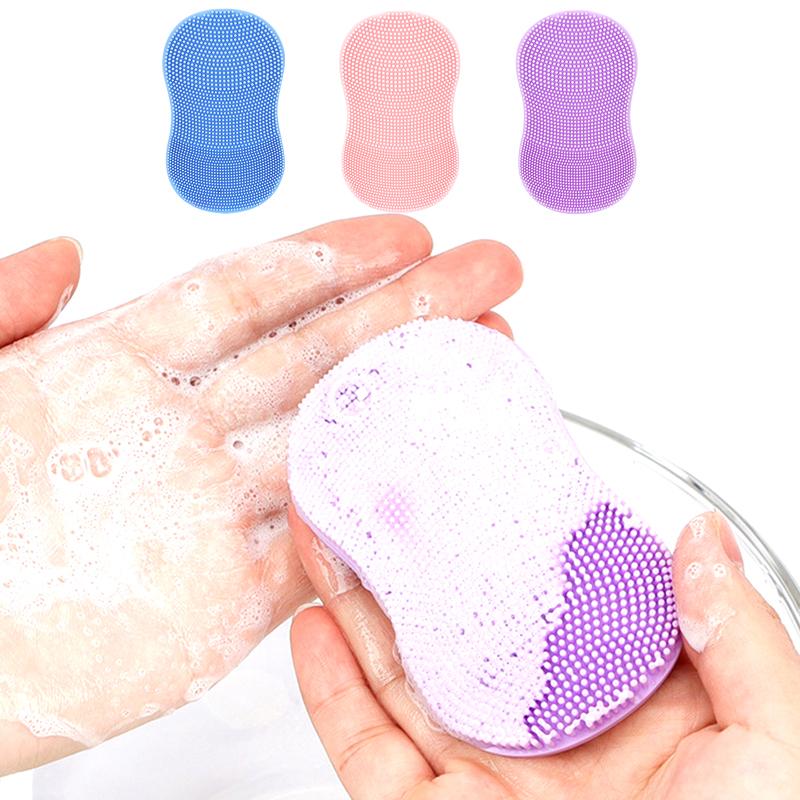 Silikonový obličejový čisticí kartáček Masážní přístroj na obličej Péče o pleť Exfoliační čisticí nástroj Mini kosmetický nástroj Měkký Hloubkový čisticí Exfoliátor