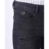 Jean Skinny Stretch - KAPORAL - Pixel - Taille basse - Black destroy - Bleu