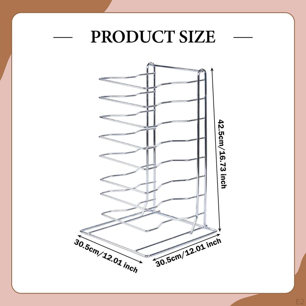 Pizza Rack Cooling Catering Storage Camping Restaurants Organizing Space Saving Heavy Duty