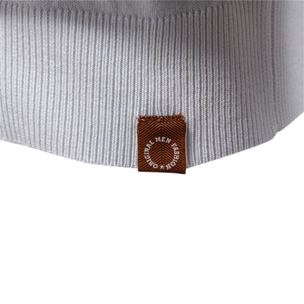 Men Striped Business Casual Polo Shirts Breathable Short Sleeve Comfort Summer Knitted Polo Men