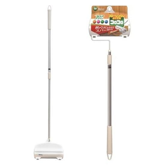 Nitoms Korokoro Main Unit L Floor Clean SC 30 Rolls 1 Roll Long Easy Cut Adjustable Length (61cm97cm) Flooring Carpet Tatami Pet Hair Dust Mites 160mm