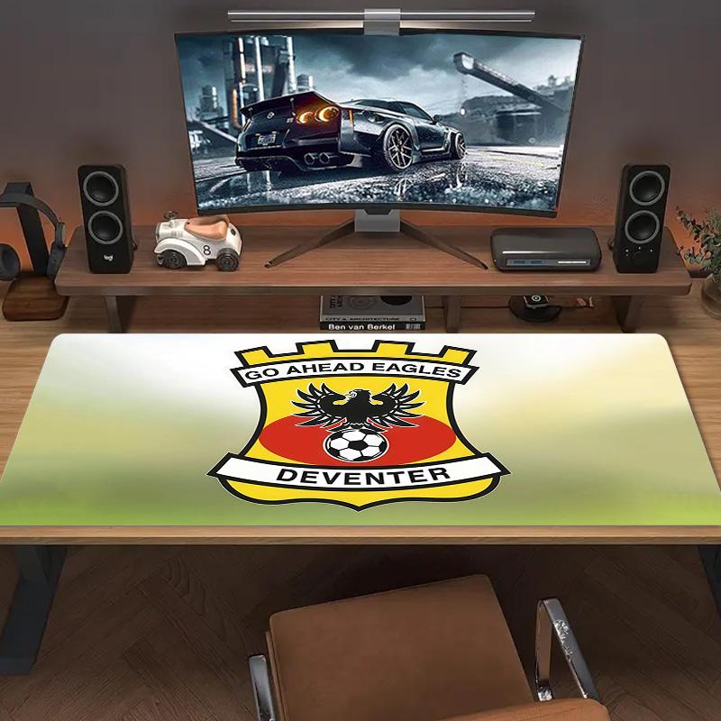 Go Ahead Eagles Print  Cushion Non-slip Laptop Tablet Big Mousepad XXL Mat Mini PC Playmat With Lock edge