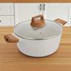 GARNEK MARMURKOWY 28cm Z POKRYWĄ BERGNER BG-30643 NATURALLY