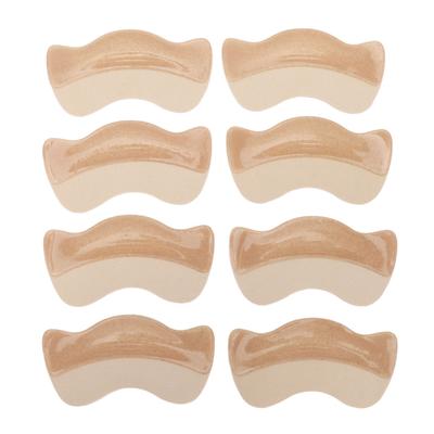 4 Ζεύγη Grips Φτέρνας Επένδυση Σεληνοειδή Μαξιλαράκια Ένθετα Μαλακά Ελαστικά Αυτοκόλλητα Επιθέματα Φτέρνας για Ψηλοτάκουνα