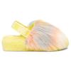 UGG Fluff Yeah Slide Tie Dye Outdoor Open Toe Flat Sport Sandals Women Sandals Yellow 1117326-MRT