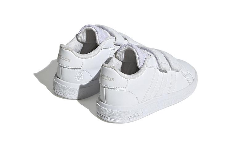 Adidas Neo GRAND COURT Low top Skateboard Shoes White Infant And Toddler FZ6164