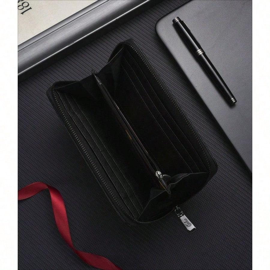 Men's Wallet Multi-card Casual Long Wallet Large Capacity Clutch Mobile Phone Change Bag
