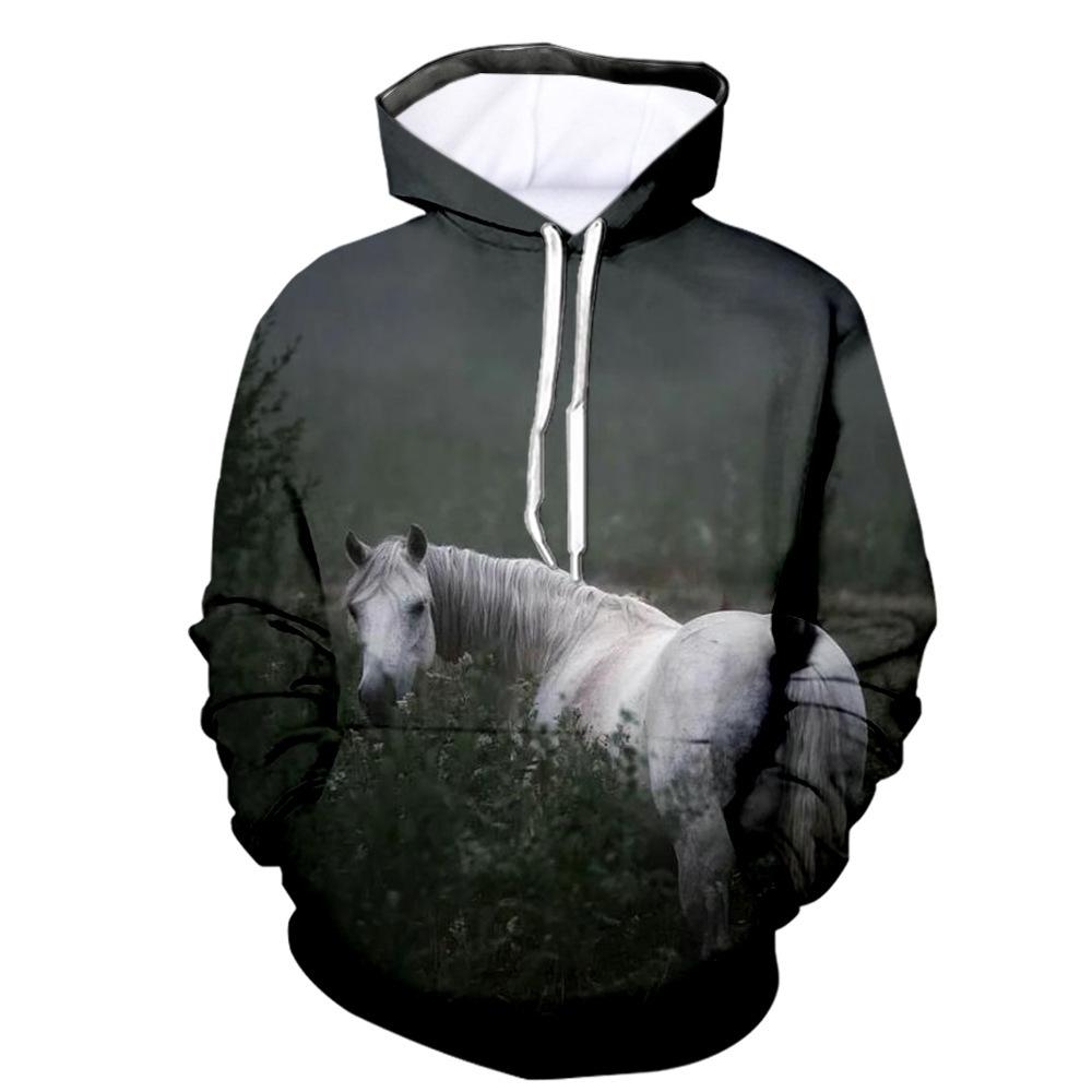 New Fashion Animal Squirrel 3D Printing Hoodie Hanorac casual unisex cu mânecă lungă