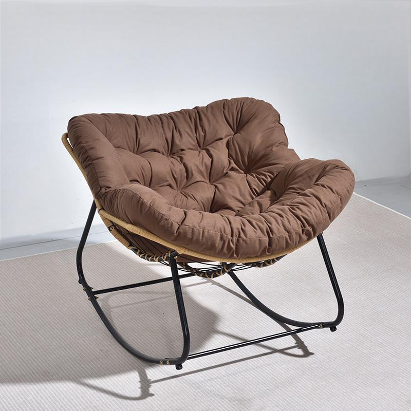 Rocking Recliner Chair: Balcony Leisure Chair, Lay-Flat Nest Chair, Lazy Sofa for Home