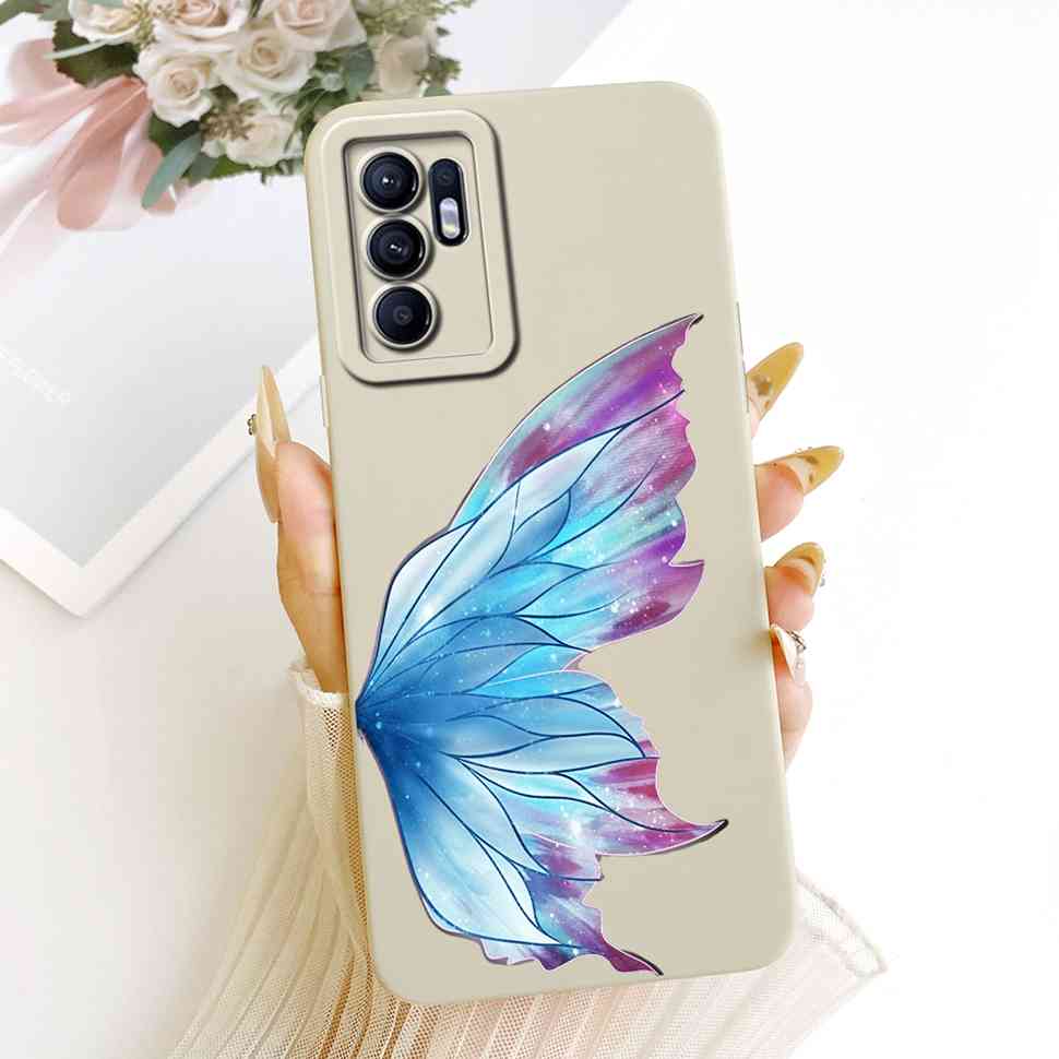 For Oppo Reno6 4G Case New Cartoon Panda Print Soft Silicone Cover For Oppo Reno6 4G CPH2235 Phone Cases Fundas