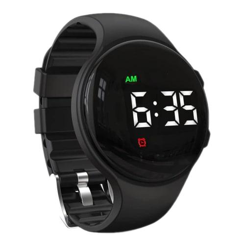 

e-vibra alarm wakes you up silently. Multiple alarm and lock options available (black).