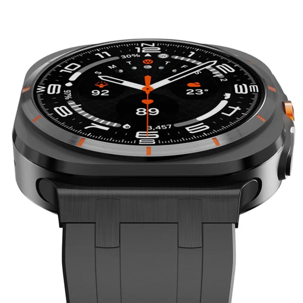 Sportowy Silikonowy Pasek do Samsung Galaxy Watch Ultra 2025 Gumowe Męskie Paski Do GALAXY Ultra 7 47mm Bez Przerw Bransoleta Ogniwowa Correa
