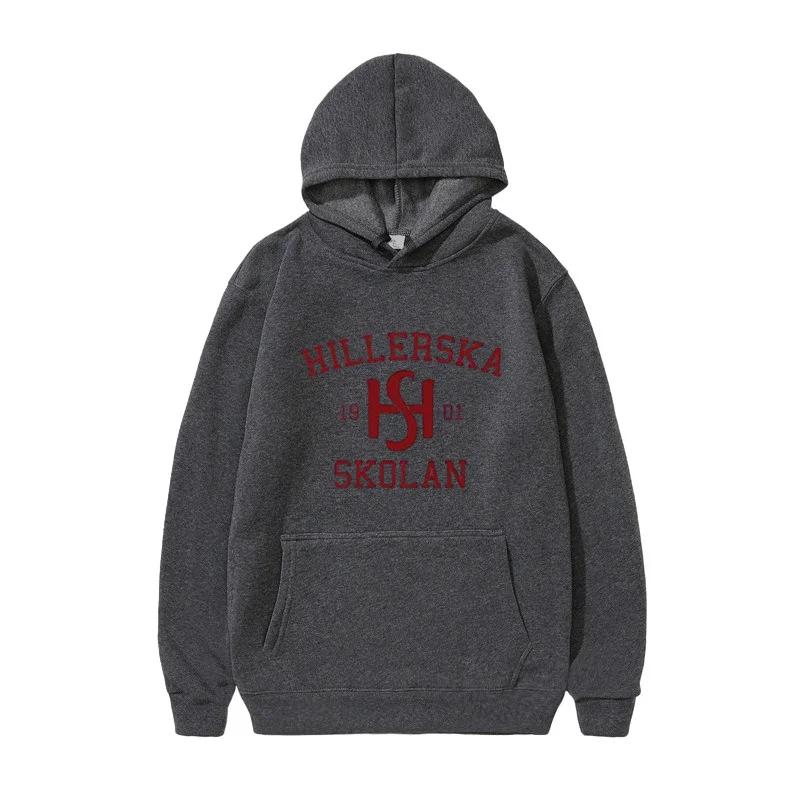 Young Royals Hillerska Skolan Sudadera con capucha Hillerska Skolan Sudadera con capucha unisex Sudaderas con capucha gráficas J
