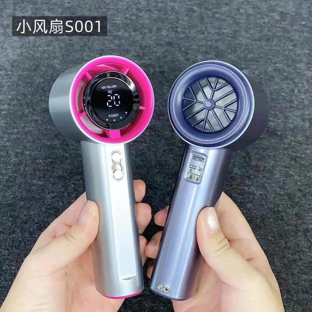 Handheld Fan Portable High Speed 3600mah Led Display Electric Turbo Fan Mini Usb Rechargeable Cooler Bladeless Fans