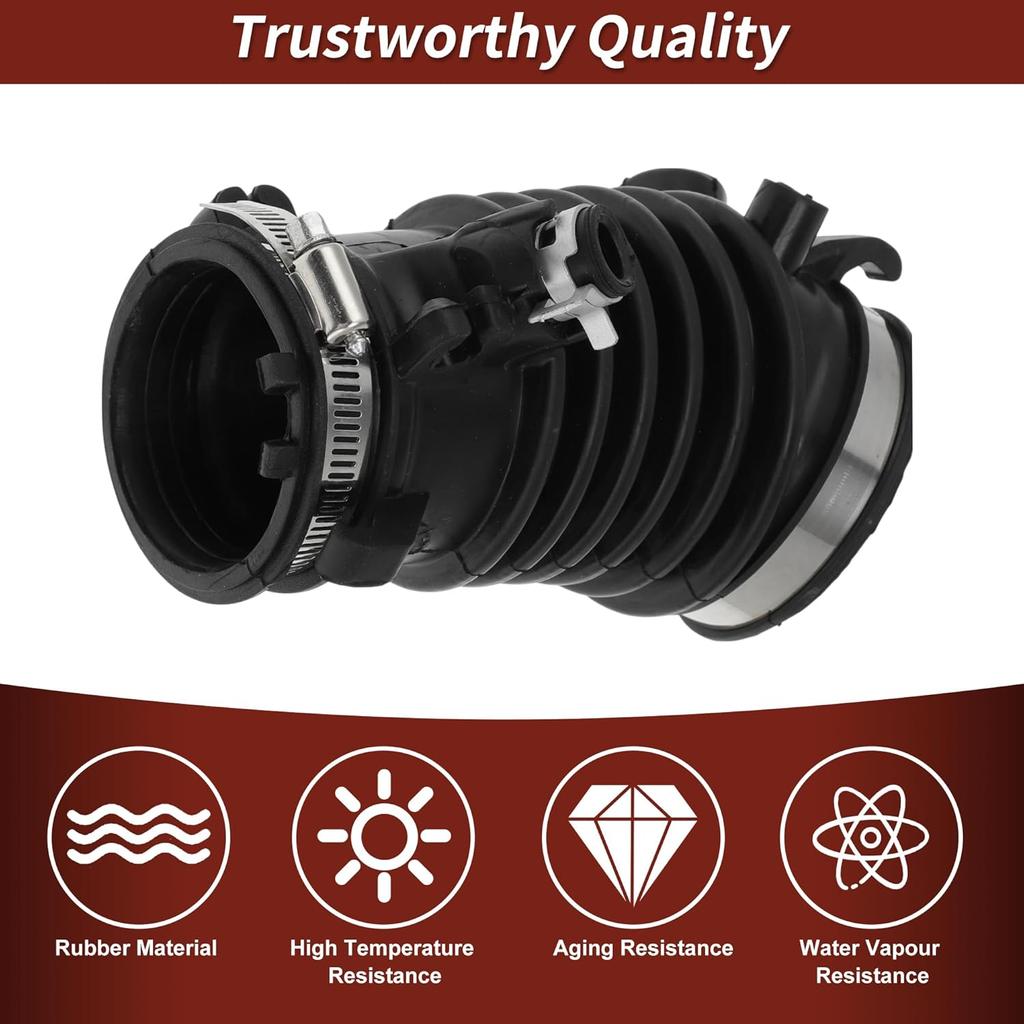 Motorluftansaugschlauch Rohr für Honda HR-V 2016 2017 2018 2019 2020 2021 2022 L4 1.8L Gummi Luftansaugrohr Schlauch mit Schellen