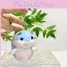 Plush Hamtaro Hamster Keychain With Hanging Chain For Outdoor And Daily Carry
