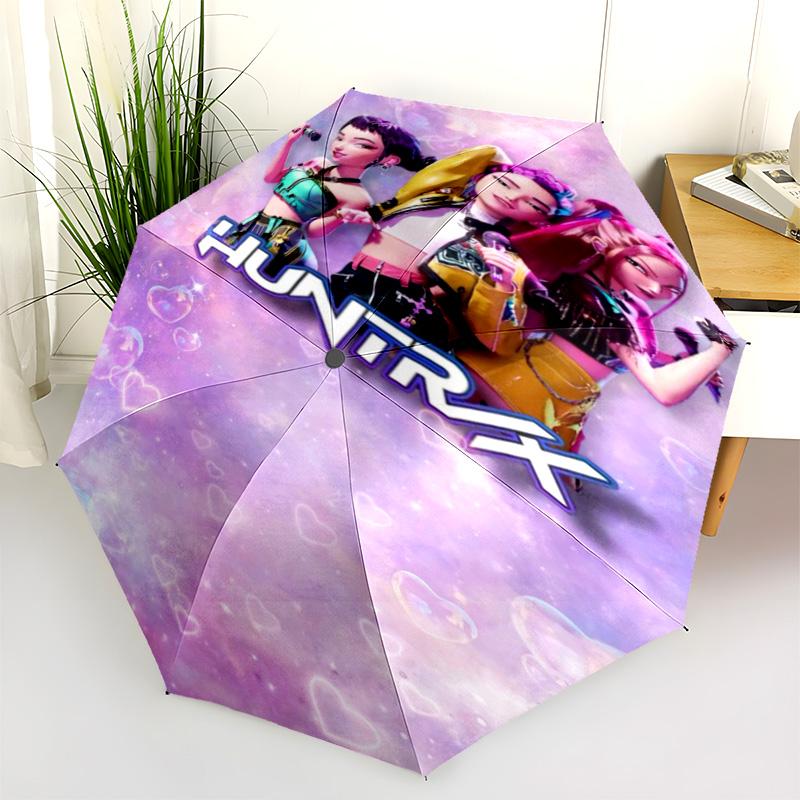 Vibrant World Tour Artistry Folding umbrella durable Suitable for all seasons travel Umbrella Three folds